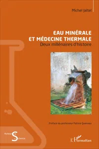 Eau minérale et médecine thermale_cover