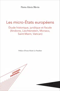 Les micro-États européens_cover