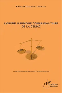 L'ordre juridique communautaire de la CEMAC_cover