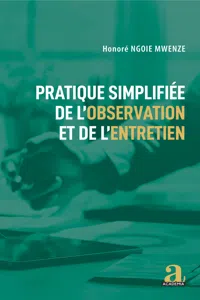 Pratique simplifiée de l'observation et de l'entretien_cover