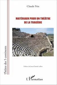 Matériaux pour un théâtre de la tragédie_cover