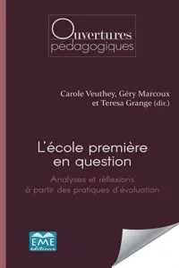 L'école première en question._cover