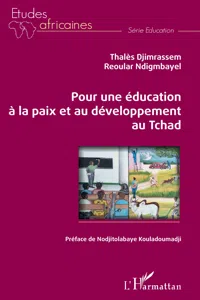 Pour une éducation à la paix et au développement au Tchad_cover