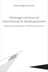 Arbitrage commercial international et développement_cover