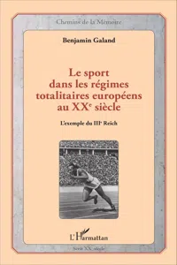 Le sport dans les régimes totalitaires européens au XXe siècle_cover