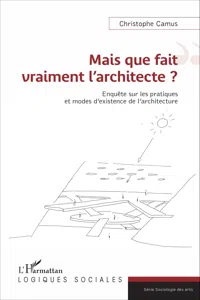 Mais que fait vraiment l'architecte ?_cover