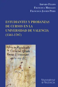 Estudiantes y probanzas de cursos en la Universidad de València_cover