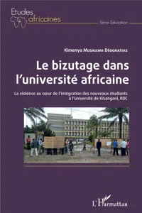 Le bizutage dans l'université africaine_cover