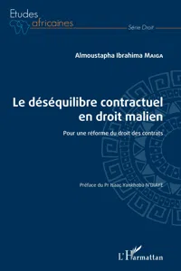 Le déséquilibre contractuel en droit malien_cover