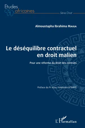 Le déséquilibre contractuel en droit malien