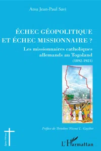 Echec géopolitique et échec missionnaire ?_cover