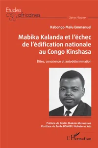 Mabika Kalanda et l'échec de l'édification nationale au Congo Kinshasa_cover