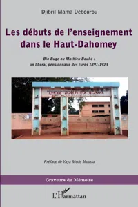 Les débuts de l'enseignement dans le Haut-Dahomey_cover