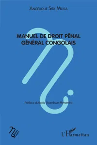 Manuel de droit pénal général congolais_cover