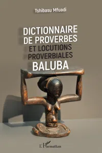 Dictionnaire de proverbes et locutions proverbiales Baluba_cover