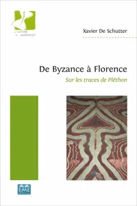 De Byzance à Florence_cover