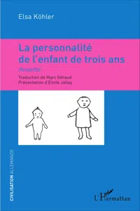 La personnalité de l'enfant de trois ans_cover