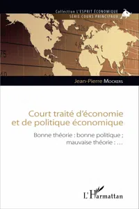 Court traité d'économie et de politique économique_cover