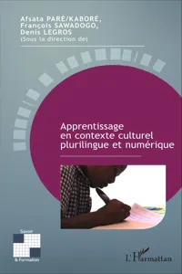 Apprentissage en contexte culturel plurilingue et numérique_cover