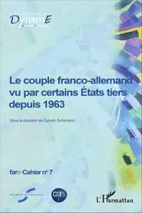 Le couple franco-allemand vu par certains États tiers depuis 1963_cover