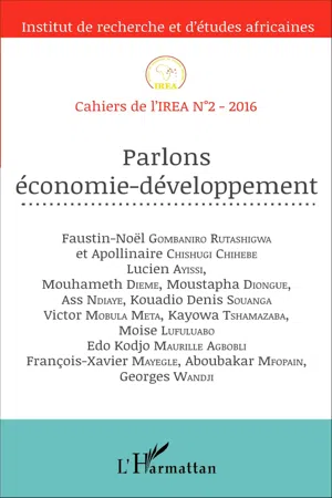 Parlons économie-développement