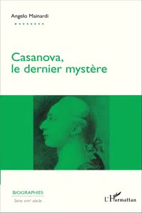 Casanova, le dernier mystère_cover