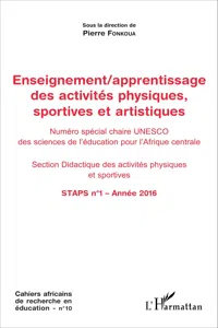 Enseignement / apprentissage des activités physiques, sportives et artistiques_cover