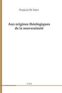 Aux origines théologiques de la souveraineté_cover