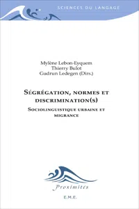 Ségrégation, normes et discriminatio_cover