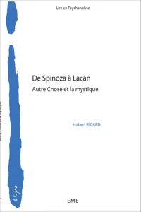 De Spinoza à Lacan_cover