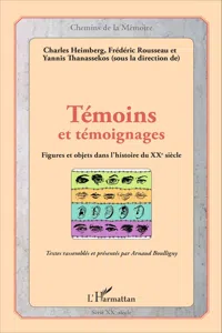 Témoins et témoignages_cover