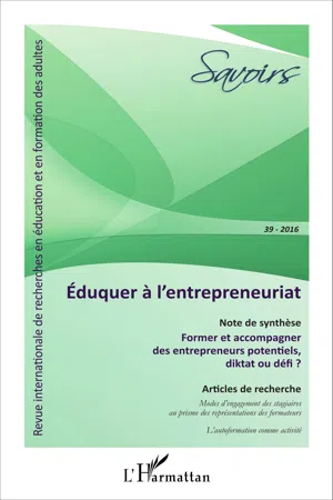 Éduquer à l'entrepreneuriat