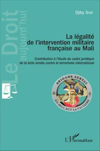 La Légalité de l'intervention militaire française au Mali_cover