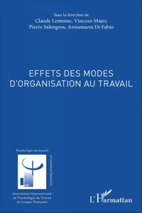 Effets des modes d'organisation au travail_cover