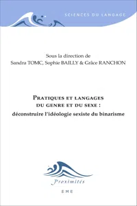 Pratiques et langages du genre et du sexe :_cover