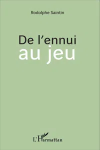 De l'ennui au jeu_cover