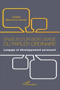 Enjeux d'un bon usage du parler ordinaire_cover