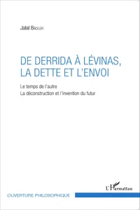 De Derrida à Lévinas, la dette et l'envoi_cover