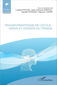 Transformatio de l'école : vision et division du travail_cover