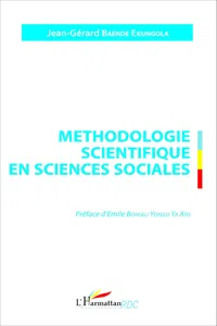 Méthodologie scientifique en sciences sociales_cover