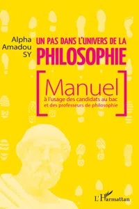 Un pas dans l'univers de la philosophie_cover