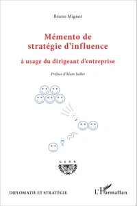 Mémento de stratégie d'influence à usage du dirigeant d'entreprise_cover