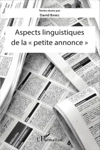 Aspects linguistiques de la "petite annonce"_cover