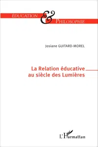 La Relation éducative au siècle des Lumières_cover