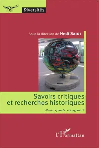 Savoirs critiques et recherches historiques_cover