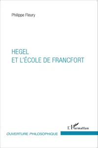 Hegel et l'École de Francfort_cover