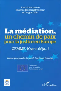 La médiation, un chemin de paix pour la justice en Europe_cover