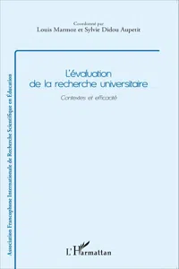 L'évaluation de la recherche universitaire_cover