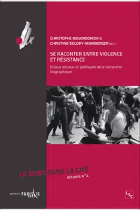 Se raconter entre violence et résistance_cover