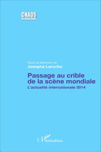 Passage au crible de la scène mondiale_cover